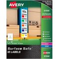 Avery Label, Srfsafe, Rem, Wht, 200Pk AVE61506